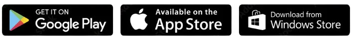 MG Flasher downloads for Google Play, App Store, and Microsoft Store